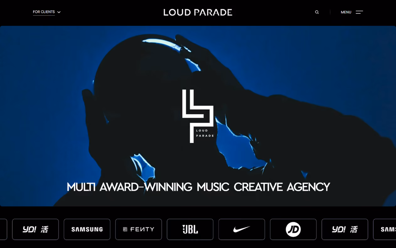 loud parade portfolio image cover