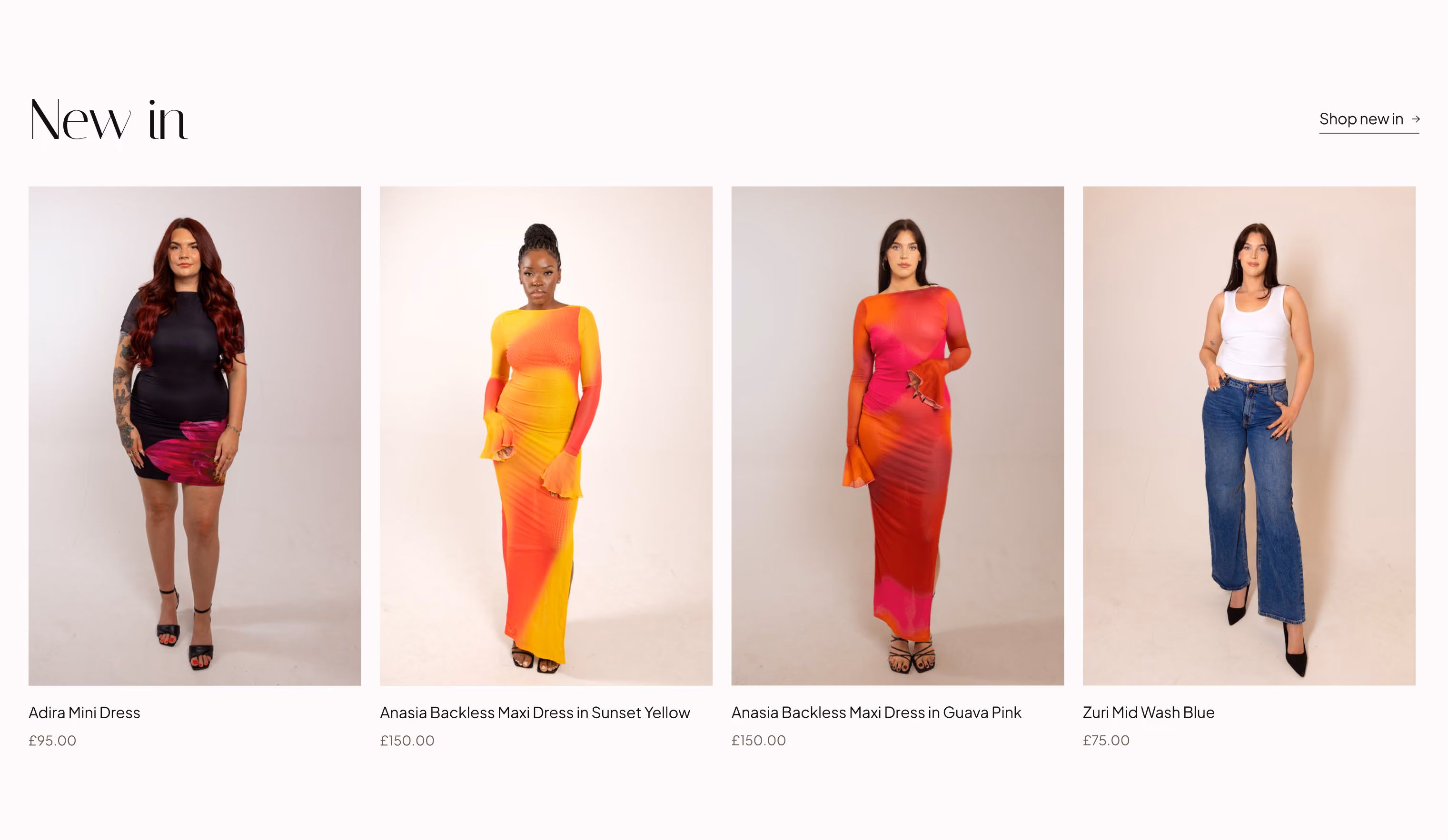Rozana LDN website mockup
