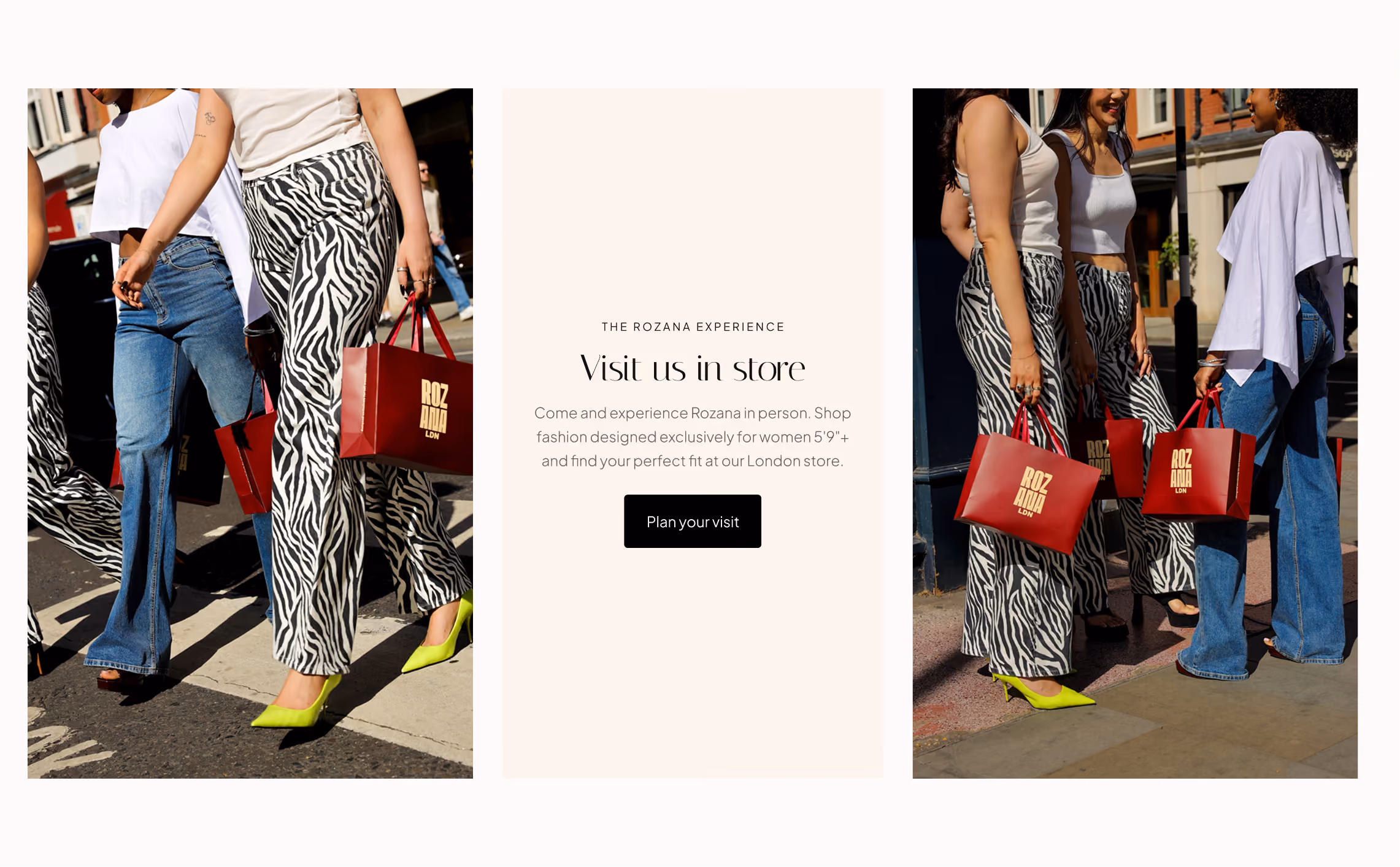 Rozana LDN website mockup